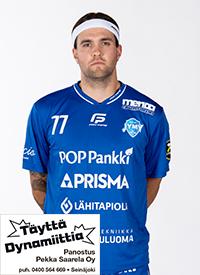 Miko Saarela – Nurmon Jymy salibandy Miko Saarela - Nurmon Jymy salibandy